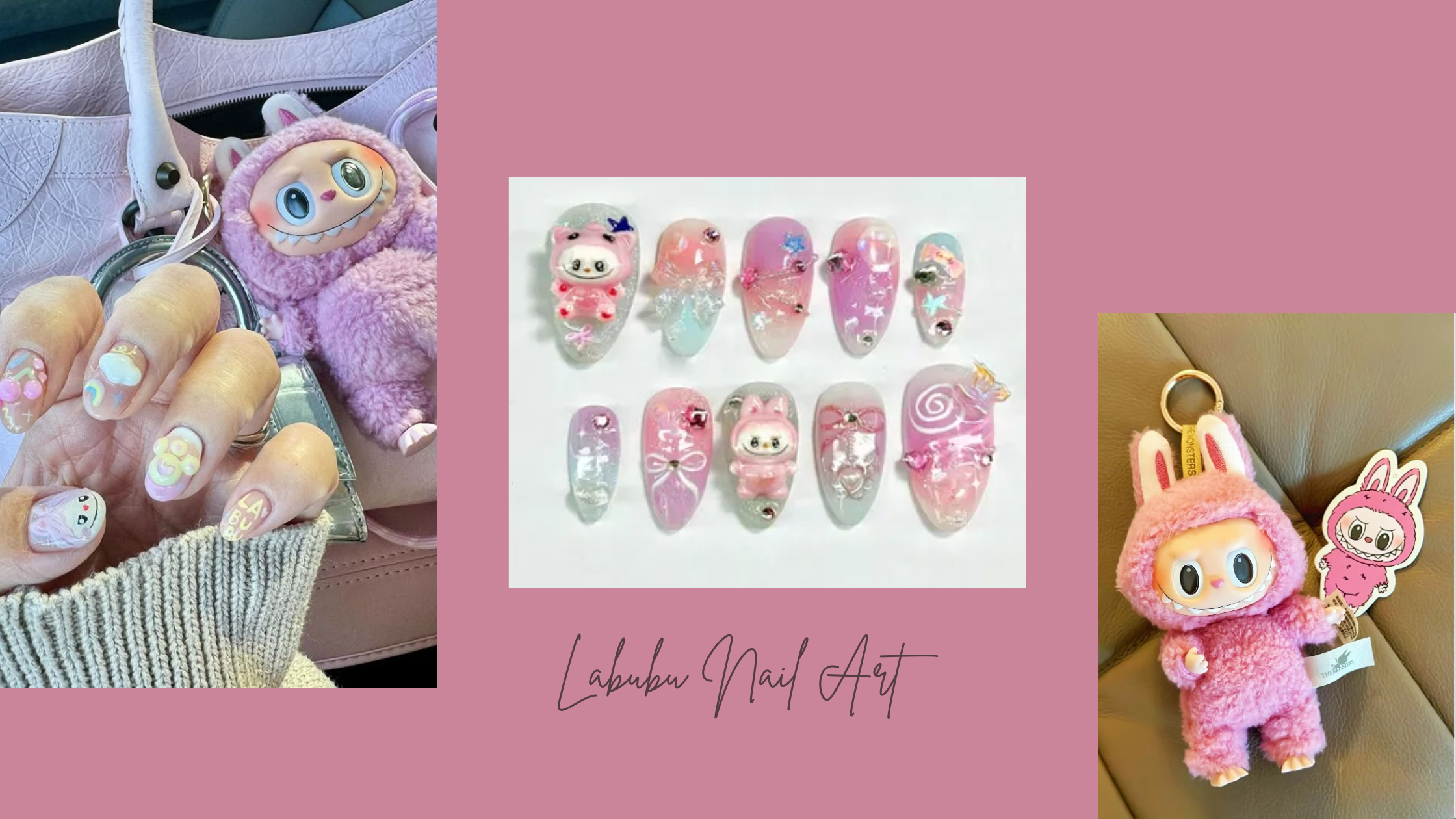 Labubu Nail Art Designs
