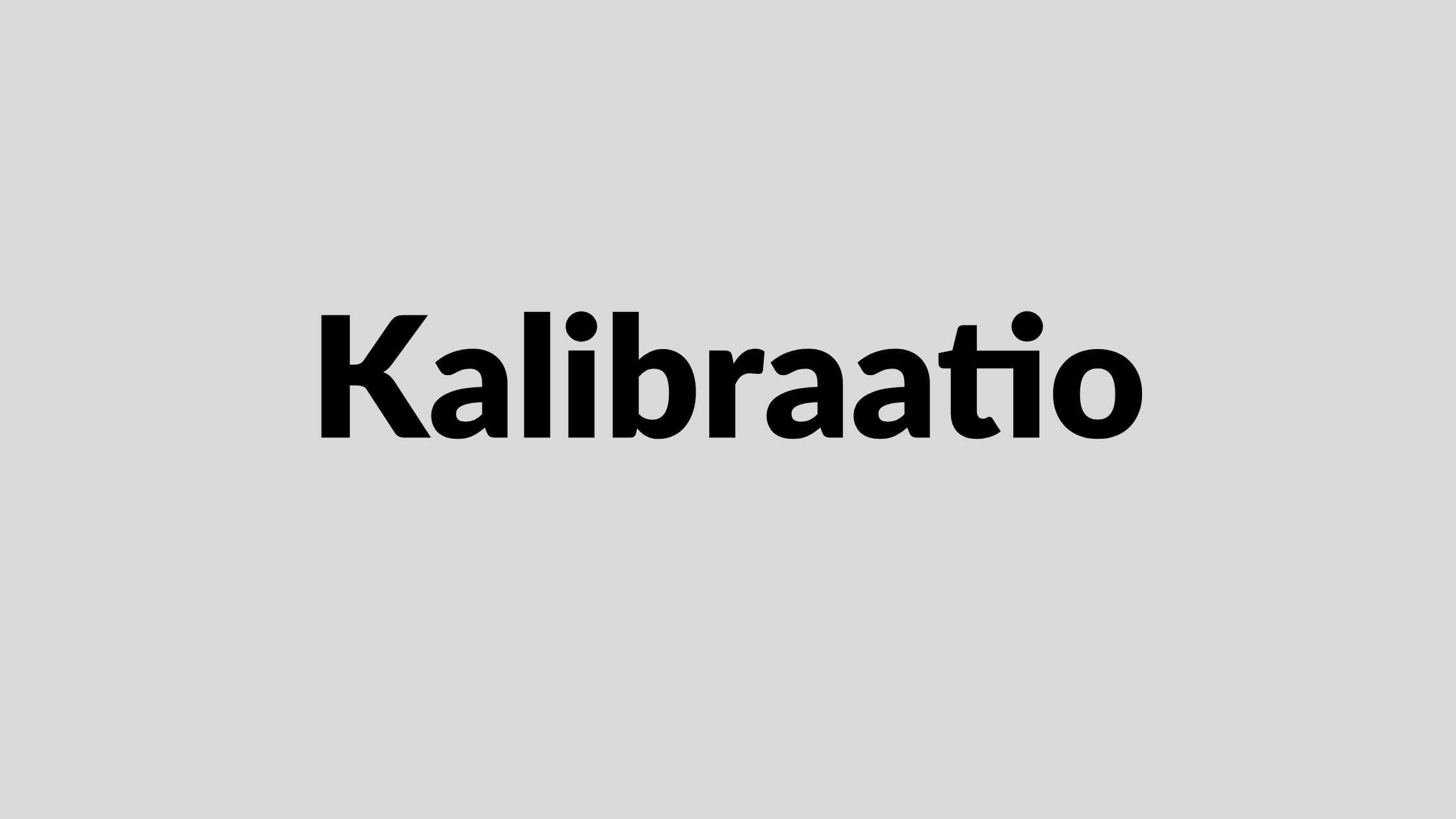 Kalibraatio