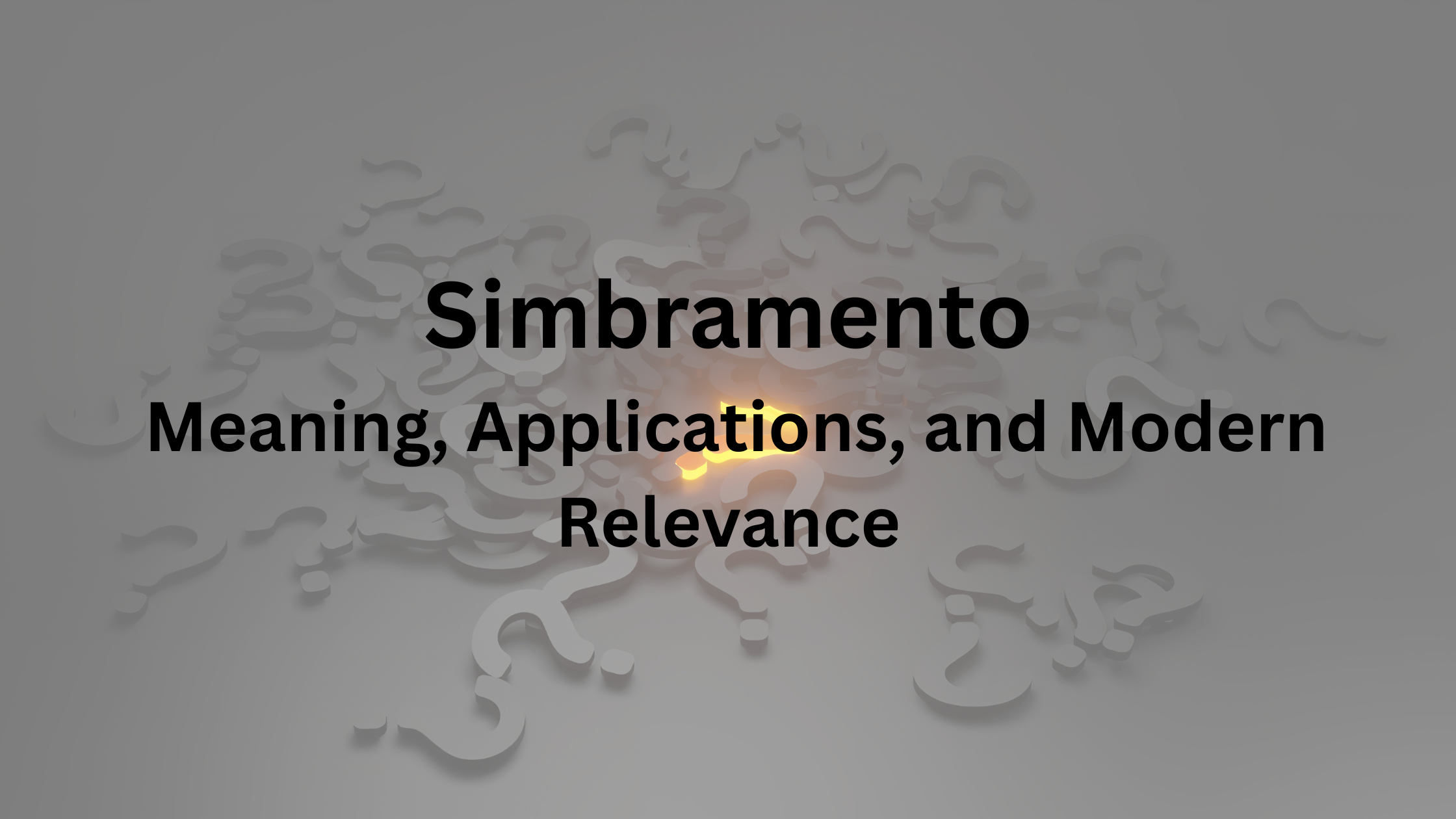 Simbramento