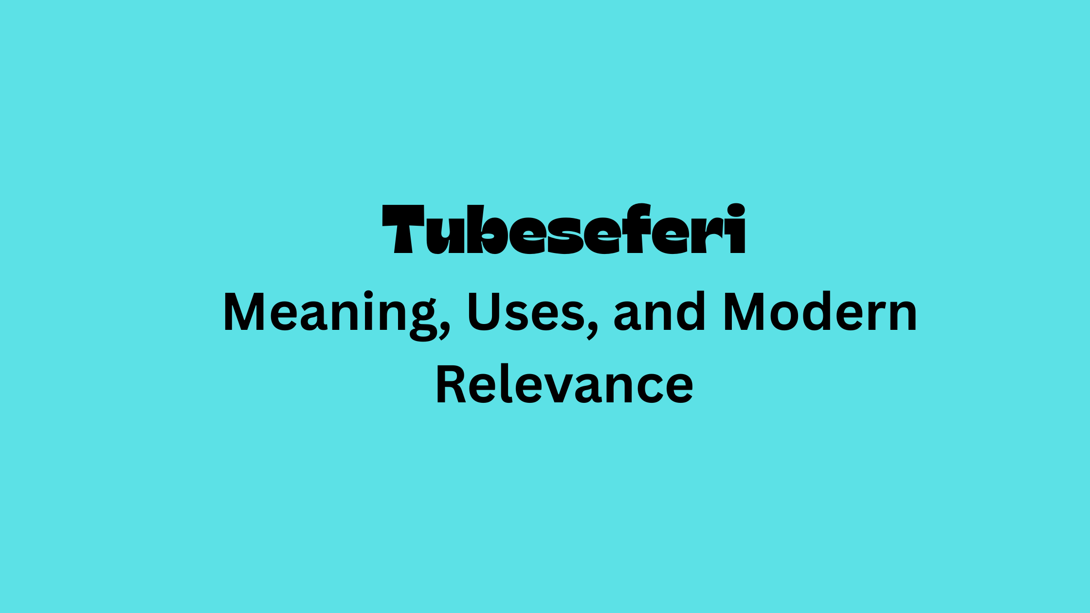 Tubeseferi